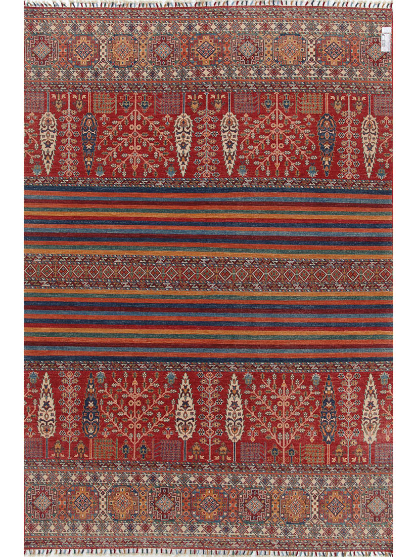 Chobi Schal ca. 202 x 296 cm, Unikat / Einzelstück