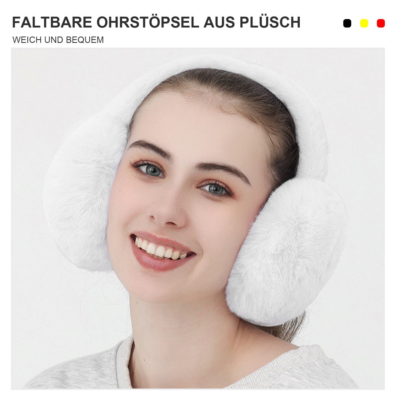 MAGICSHE Ohrenwärmer Weiche Ohrenschützer PlüschWinter Wärmer