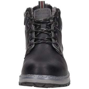 Dockers Schnürstiefelette in schwarz