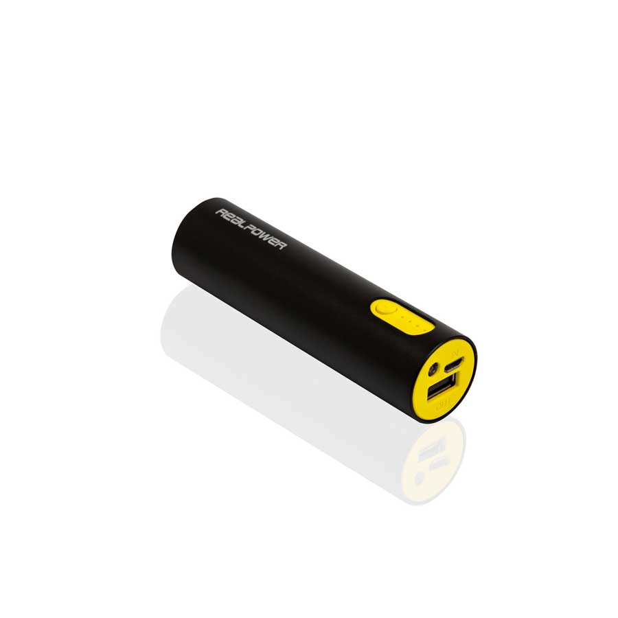 ultron RealPower PB-260 Alu mobiles Ladegerät mit 2600 mAh, 1 Stück - ATU