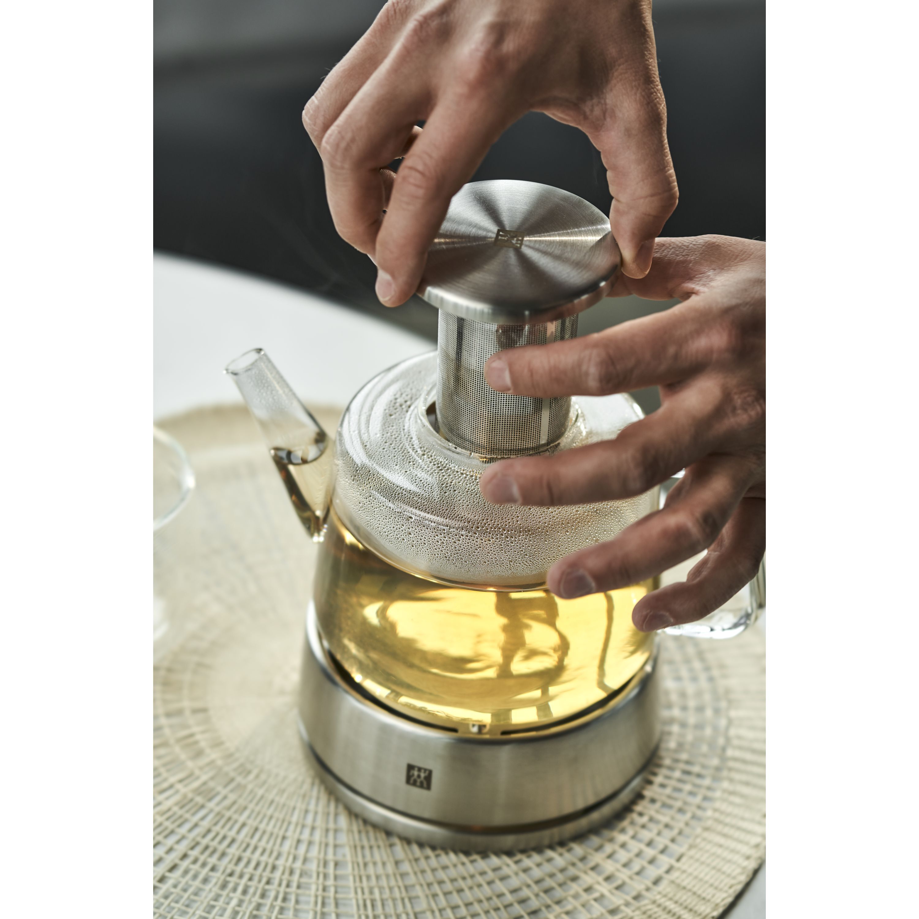 Teekanne mit Stövchen 800 ml