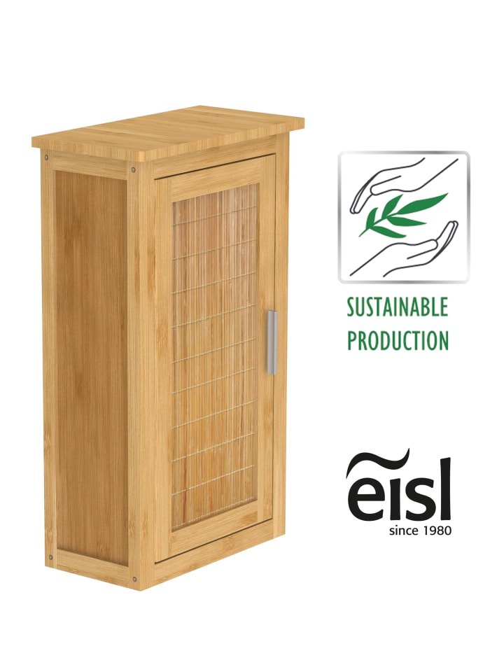 eisl since 1980 Bambus Hängeschrank Bad in Hellnatur - (H)70 cm x (B) 40 cm günstig kaufen onesize