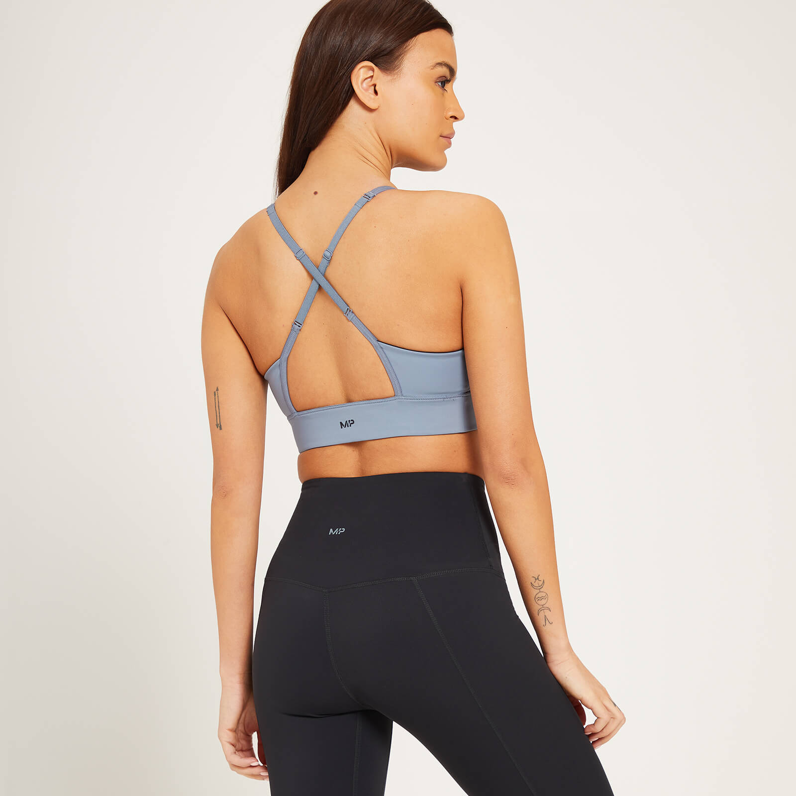 Brassière de sport réversible MP Adapt pour femmes – Noir/Galaxie