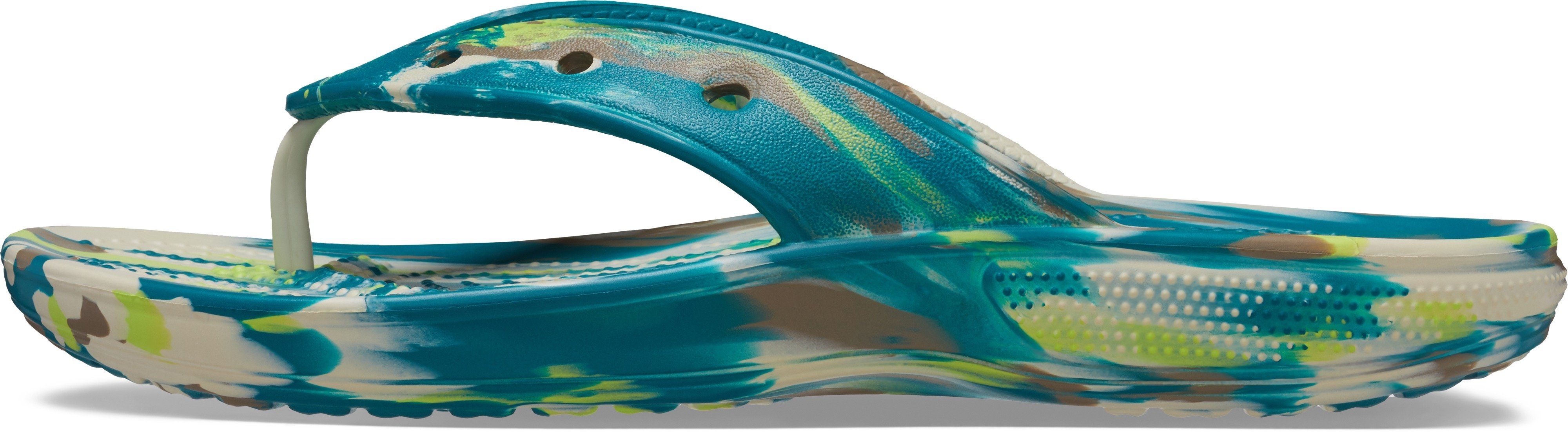 Crocs Classic Crocs Marbled Badezehentrenner mit tollem Muster