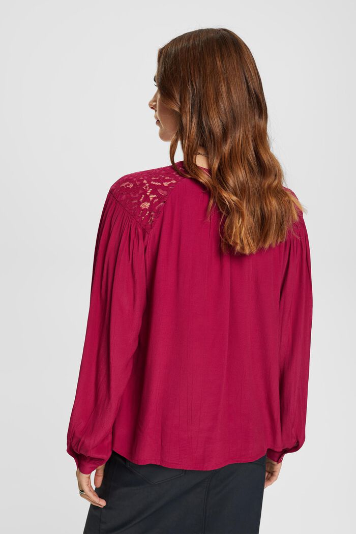 Bluse mit Spitzendetail