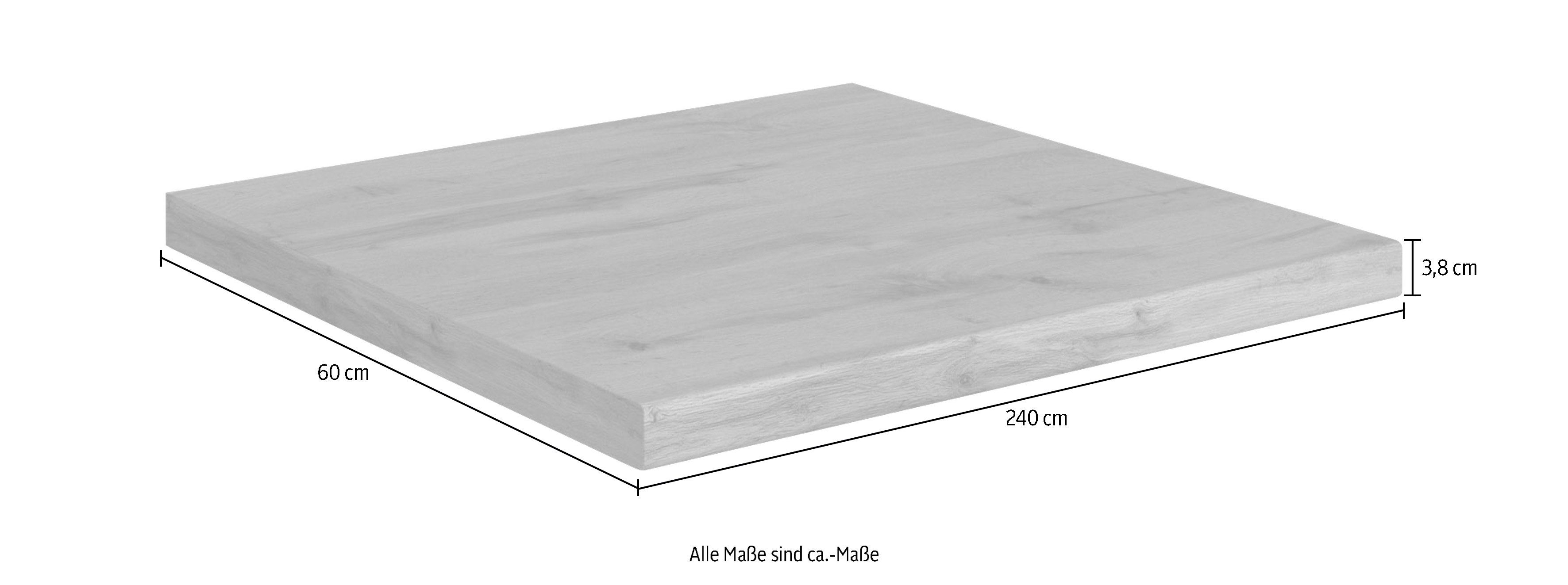 HELD MÖBEL Arbeitsplatte Luhe, 38 mm stark, mehrere Breiten, für Held Möbel Serien Luhe und Bruneck
