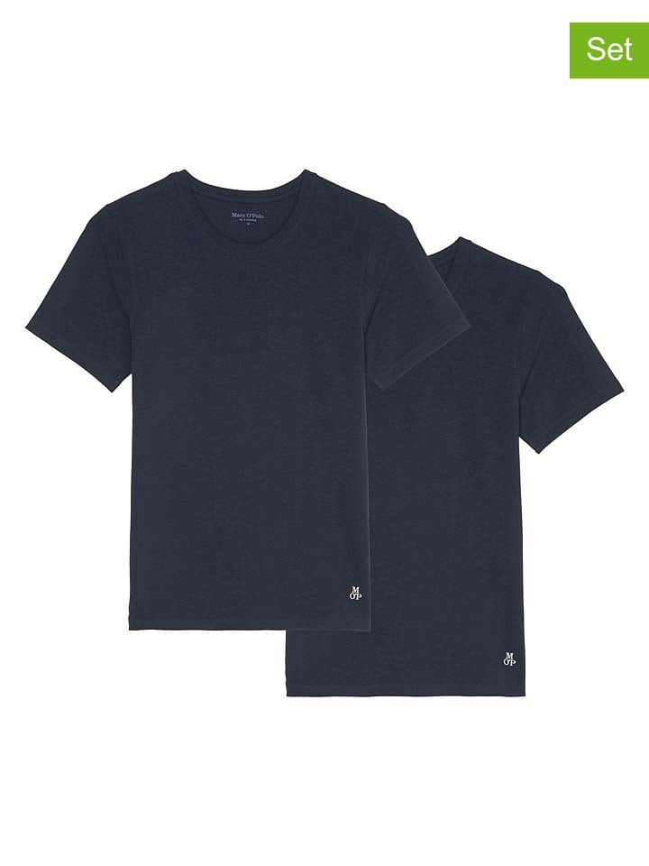 Marc O´Polo 2er-Set: Shirts in Dunkelblau günstig kaufen