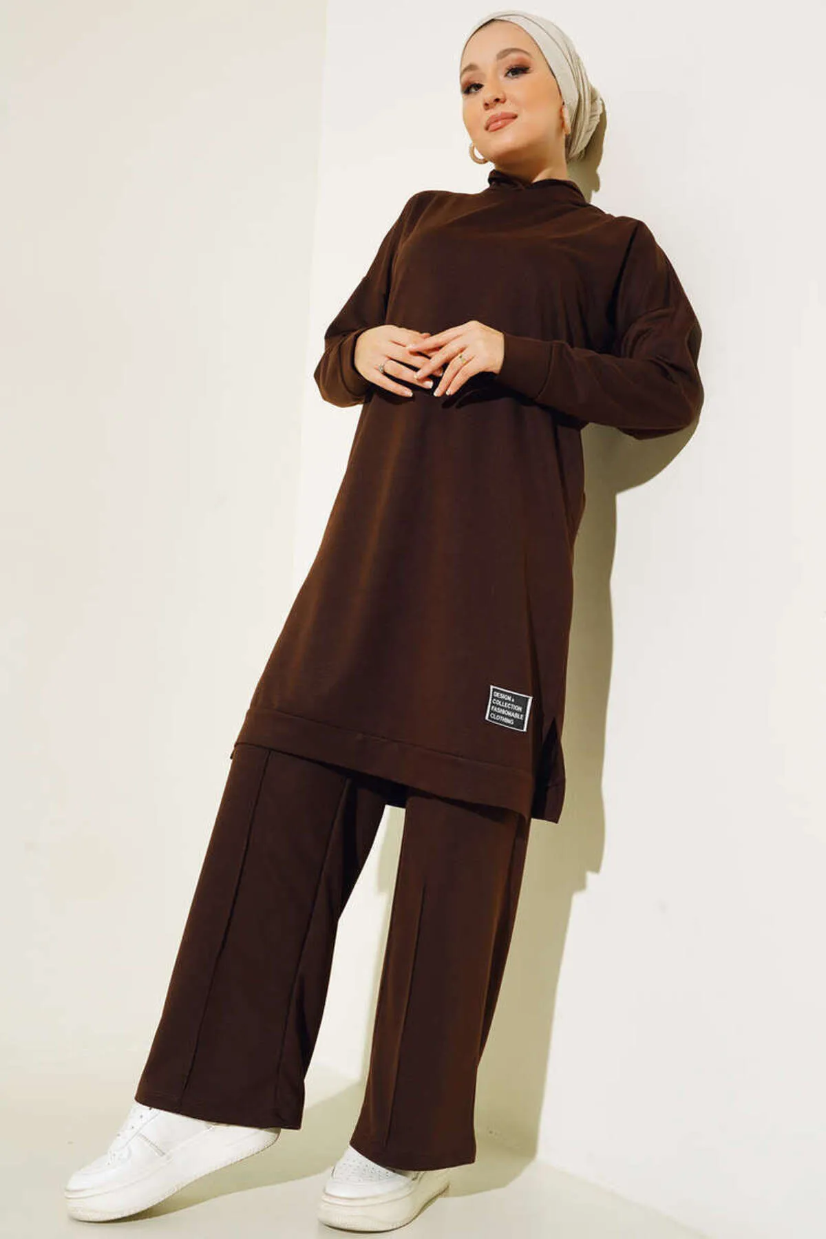 VOLT CLOTHİNG  Zweiteiler - Braun - Regular Fit
