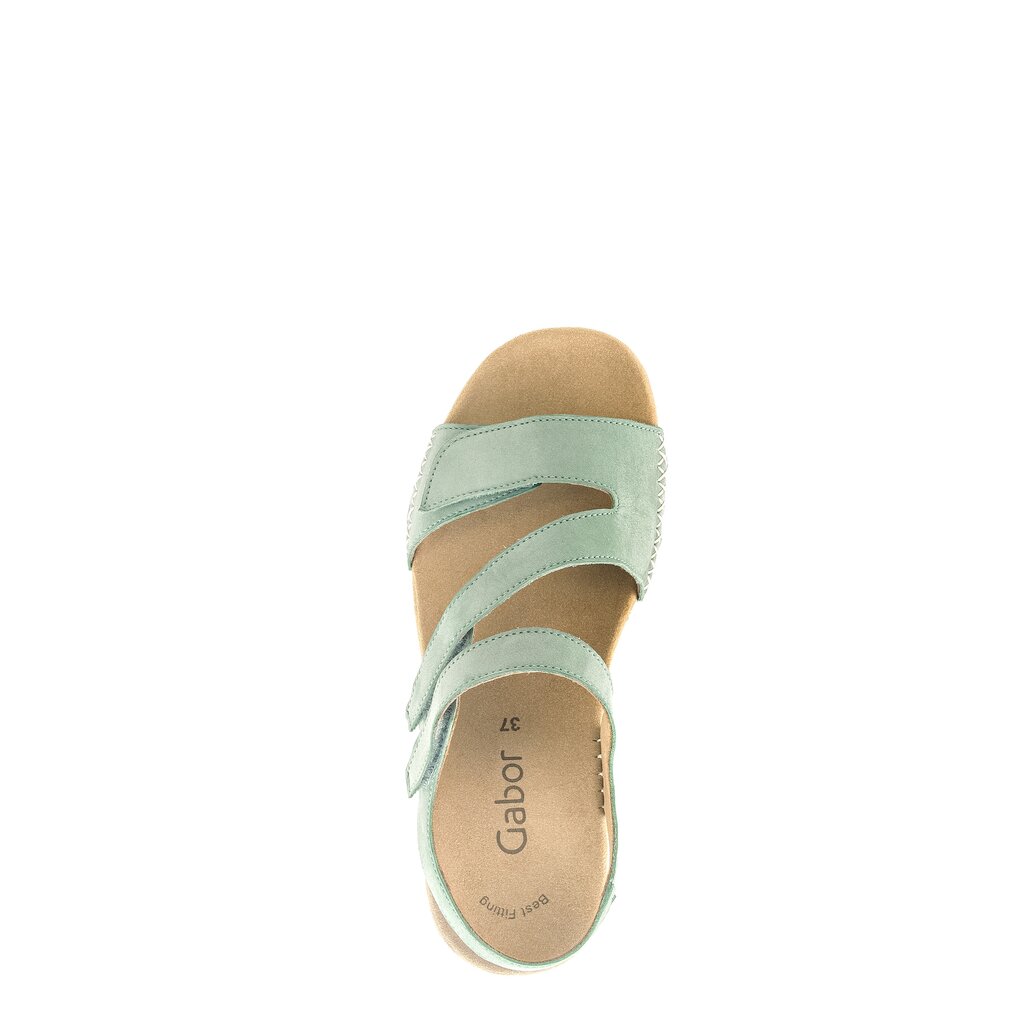Gabor fashion Keilsandalette grün
