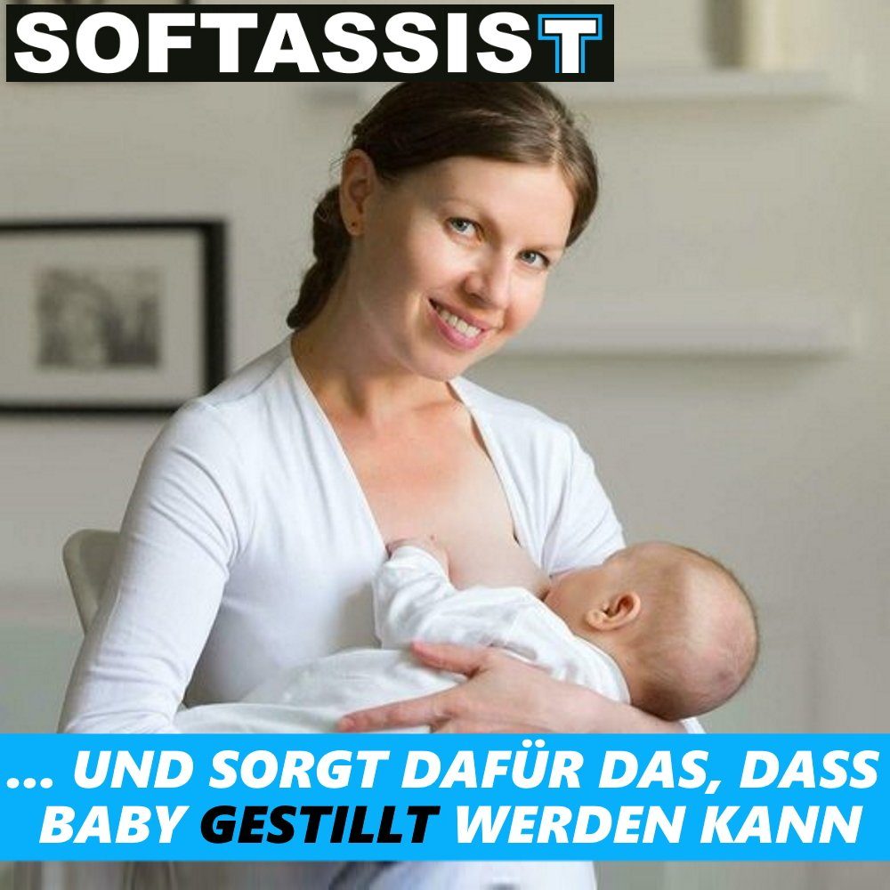 MAVURA BH-Stilleinlagen SOFTASSIST Premium Brustwarzenformer Stillhelfer Stillhilfe Hilfe, Schlupfwarzen Korrektur Selbsthaftend Hautfreundlich [2er Set]