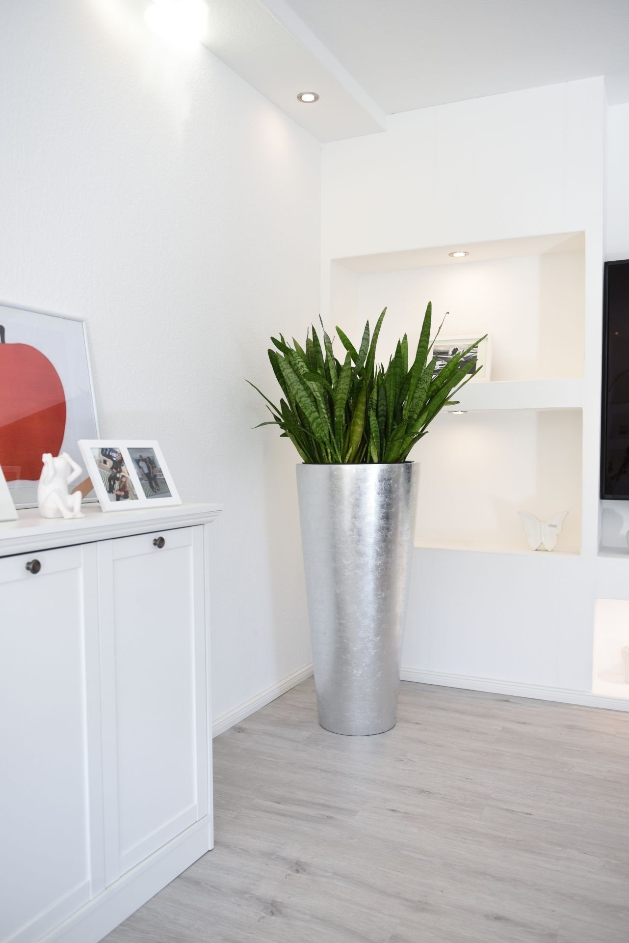 VIVANNO Pflanzkübel Pflanzkübel Blumenkübel Fiberglas 