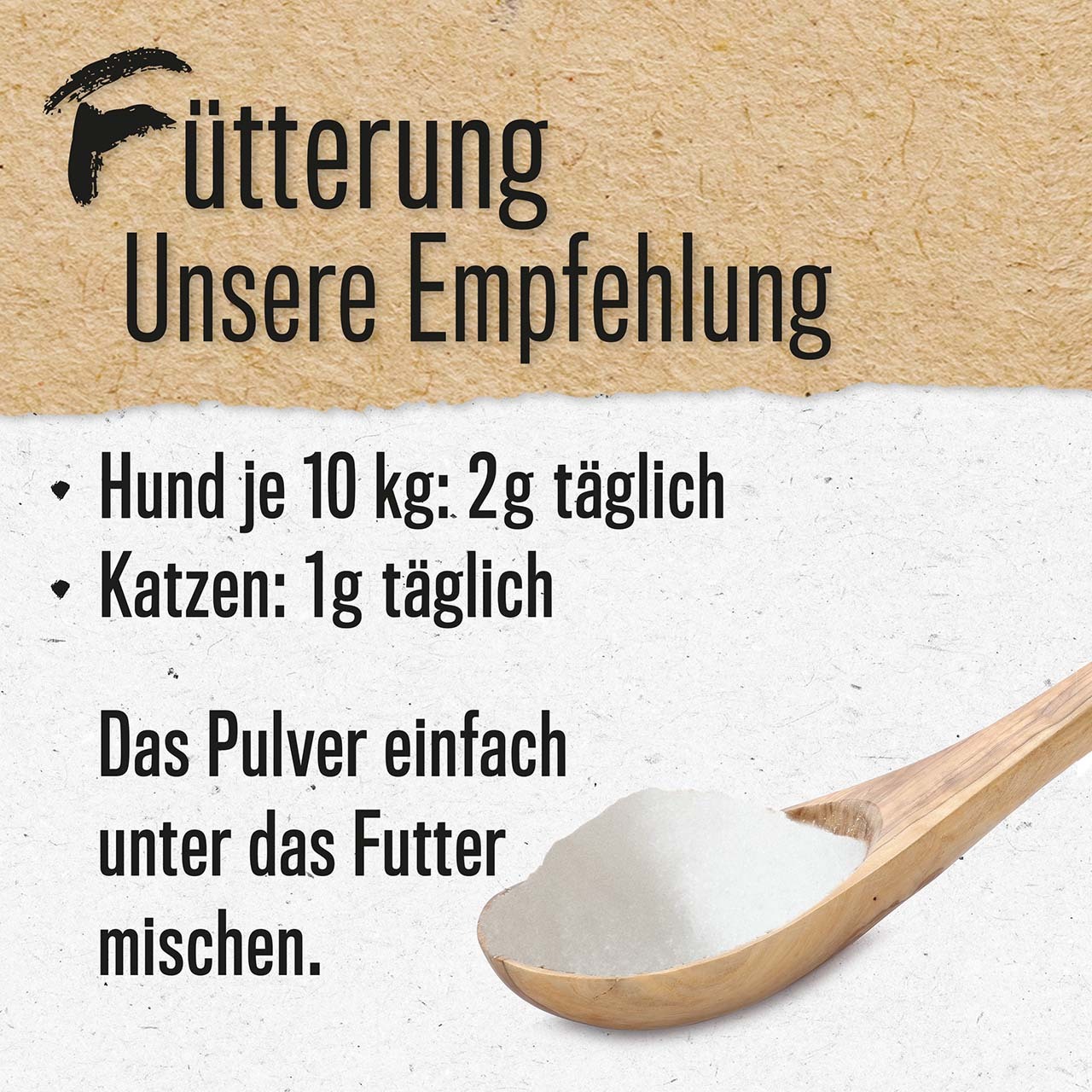 ALPHAZOO Ergänzungsfutter & Aufzucht ALPHAZOO MSM-Pulver für Hunde und Katzen 250 g