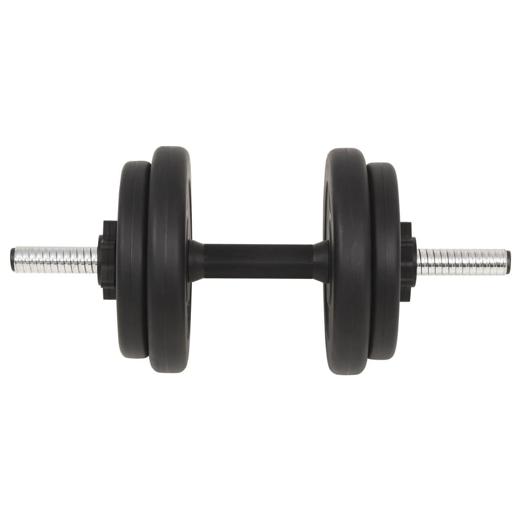 vidaXL Hantel-Set Langhantel- und Kurzhantelset 30 kg