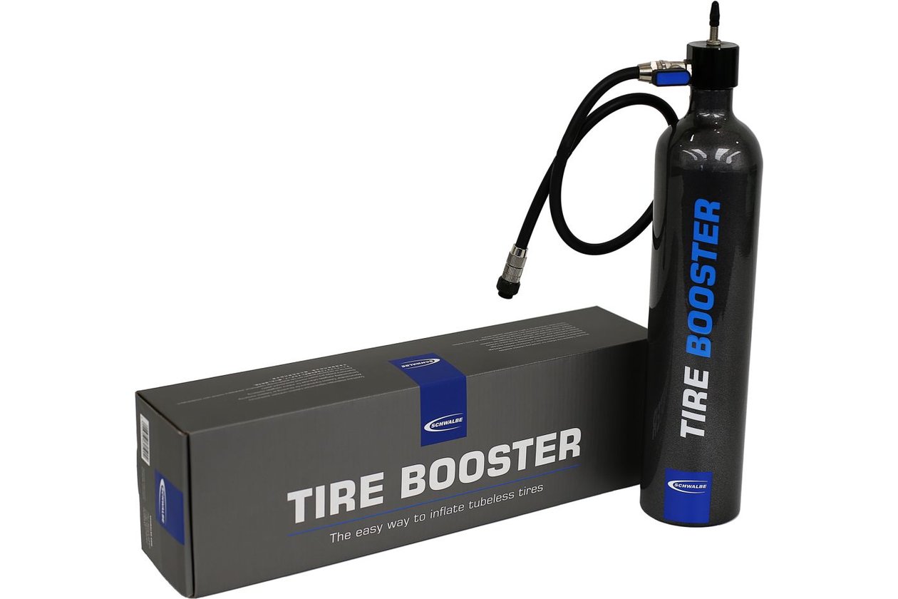 Schwalbe Tire Booster - Tubeless Kompressor inkl. Gurt