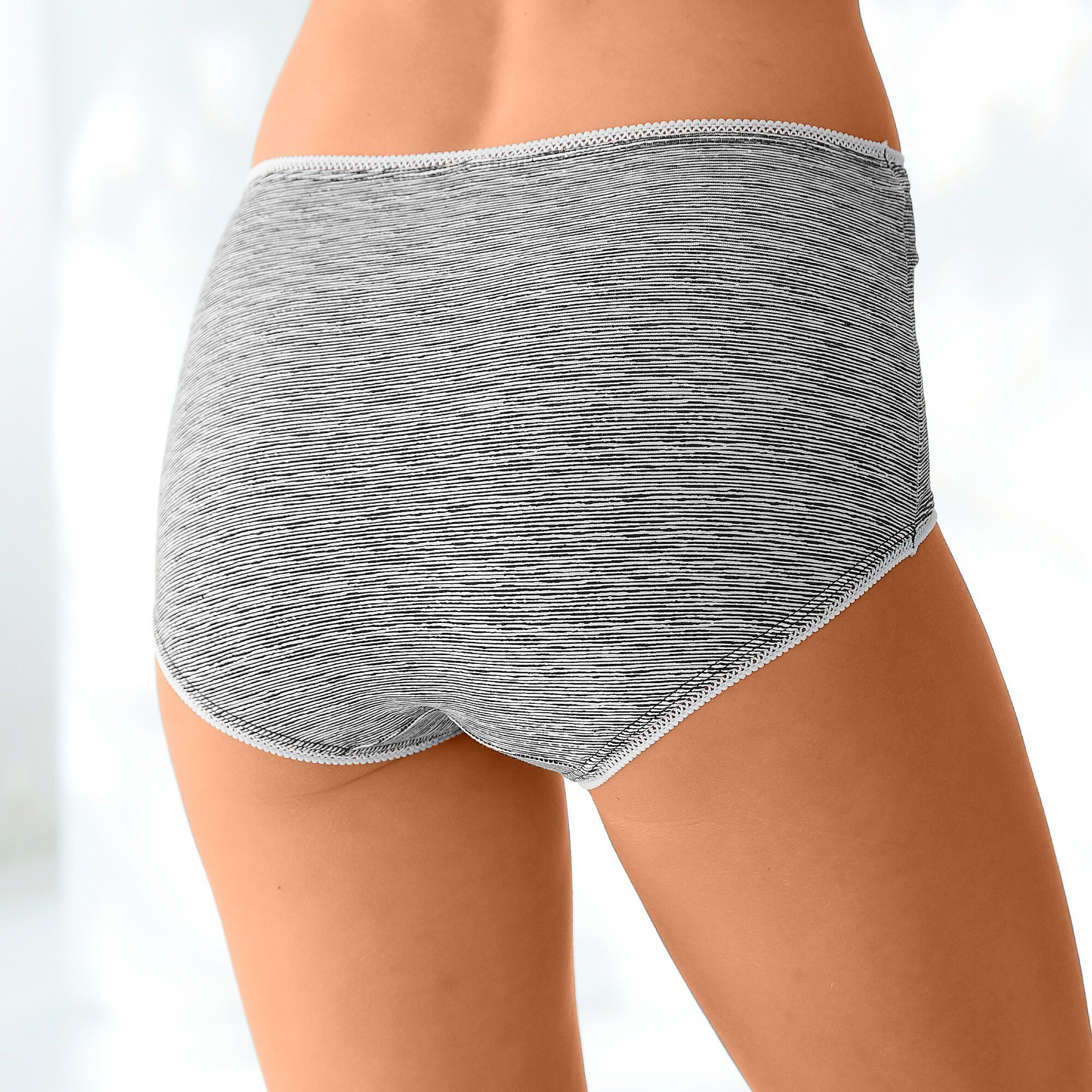 Culotte coton forme maxi imprimée motifs à pois assortis– Lot de 4