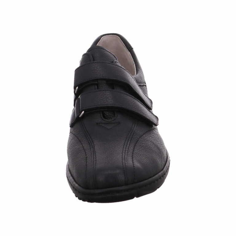 WALDLÄUFER Komfort Slipper schwarz 607302