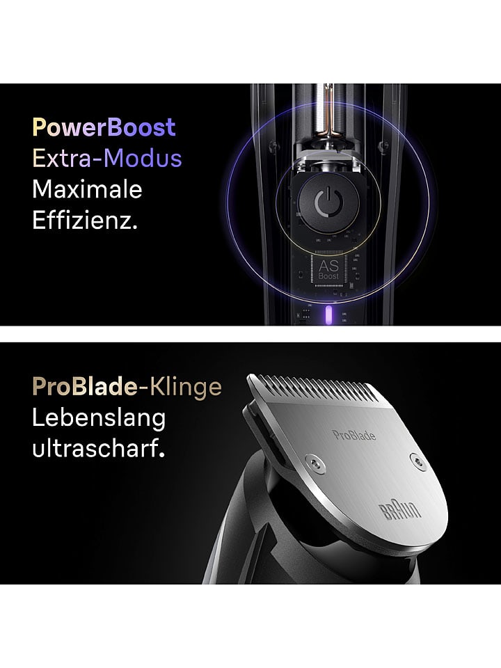 Braun Barttrimmer ''Series 9'' in Chrom günstig kaufen onesize