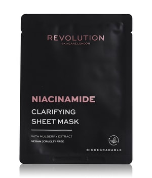 REVOLUTION SKINCARE Biodegradable Clarifying Niacinamide Sheet Mask Tuchmaske-1 Stk