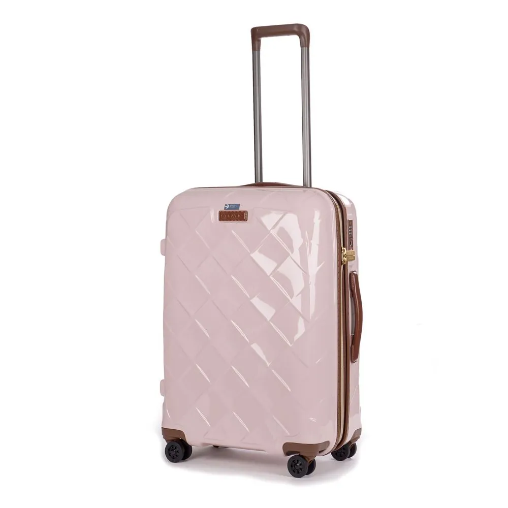 Stratic Leather&More - Hartschalen-Koffer M (bis 66cm) - rose
