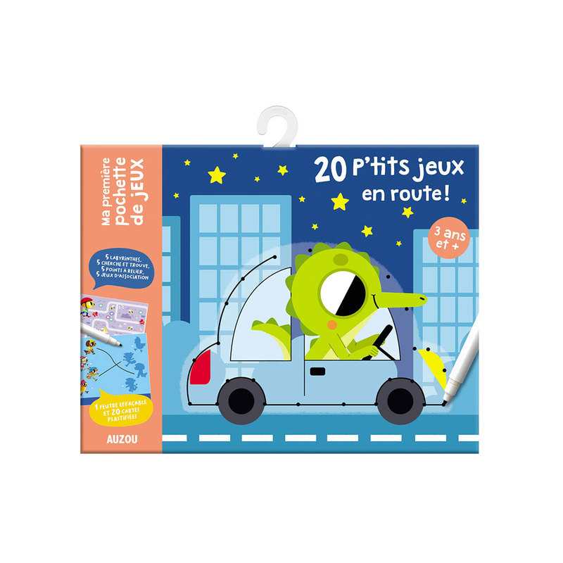 20 p'tits jeux en route - Auzou