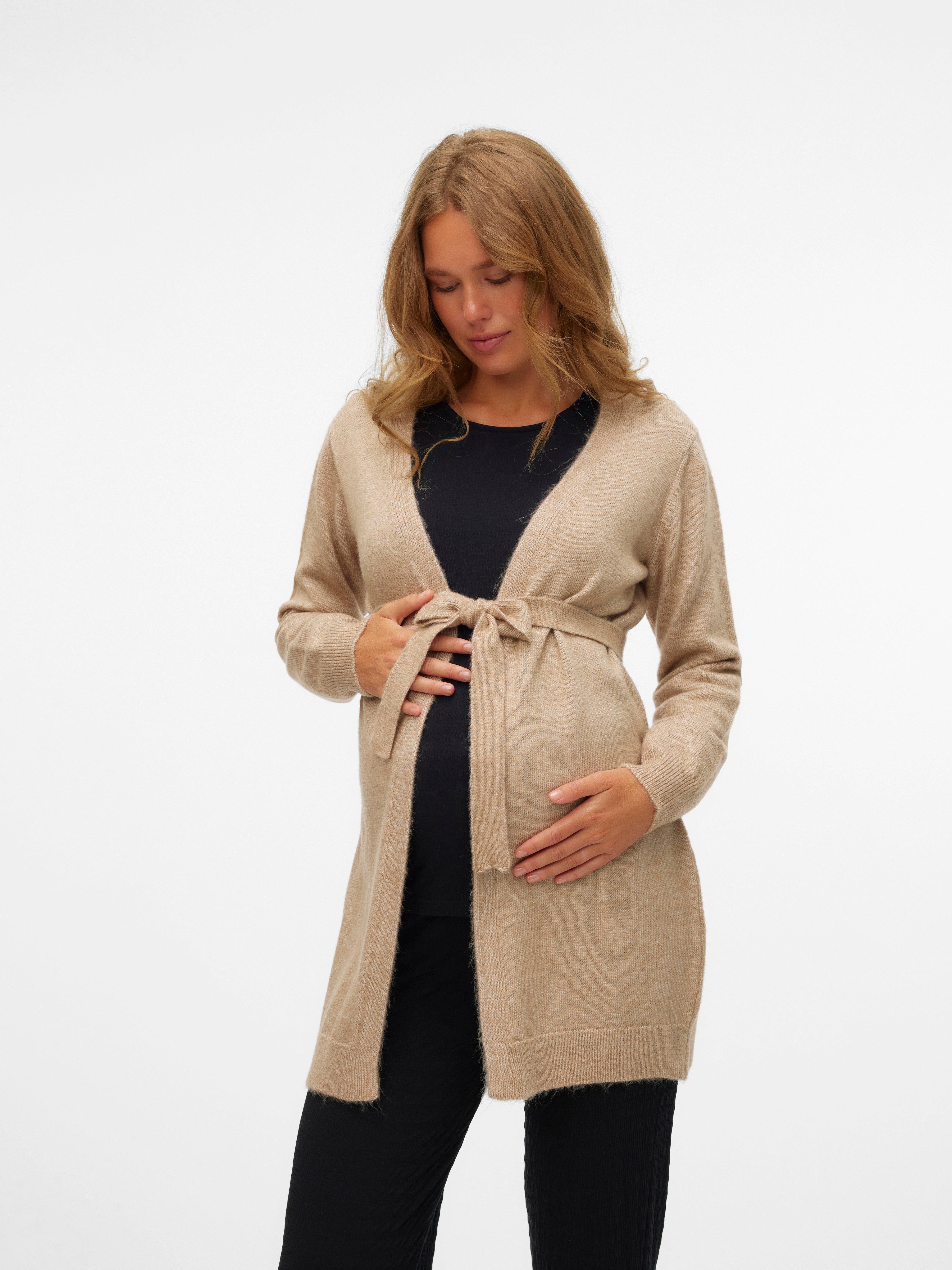 V-Ausschnitt Strickjacke