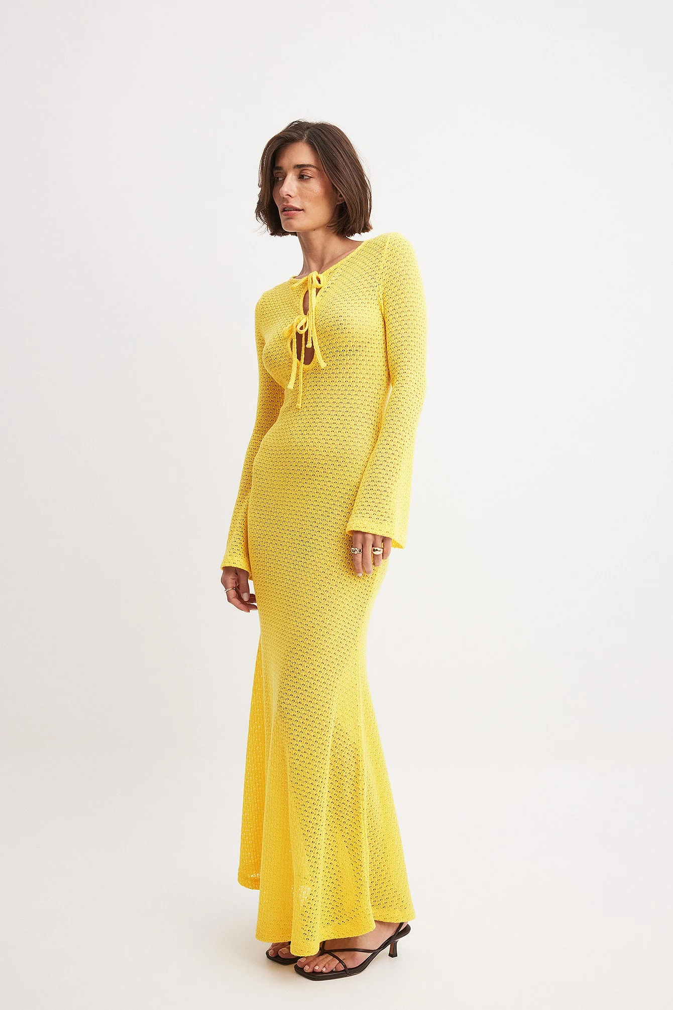 Maxi-Häkelkleid