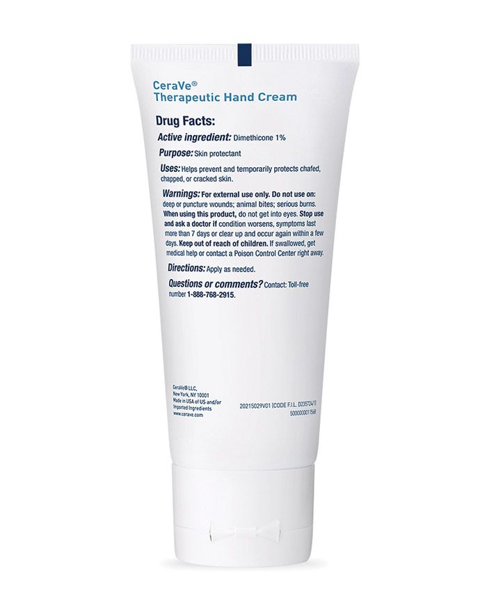 Crème thérapeutique pour les mains. Crème non grasse pour les mains et protectrice pour la peau.