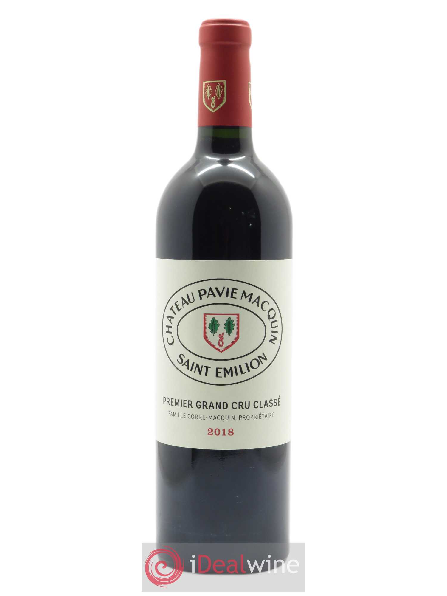 Château Pavie Macquin 1er Grand Cru Classé B (CBO à partir de 6 BTS) 2018 - Lot de 1 Bouteille