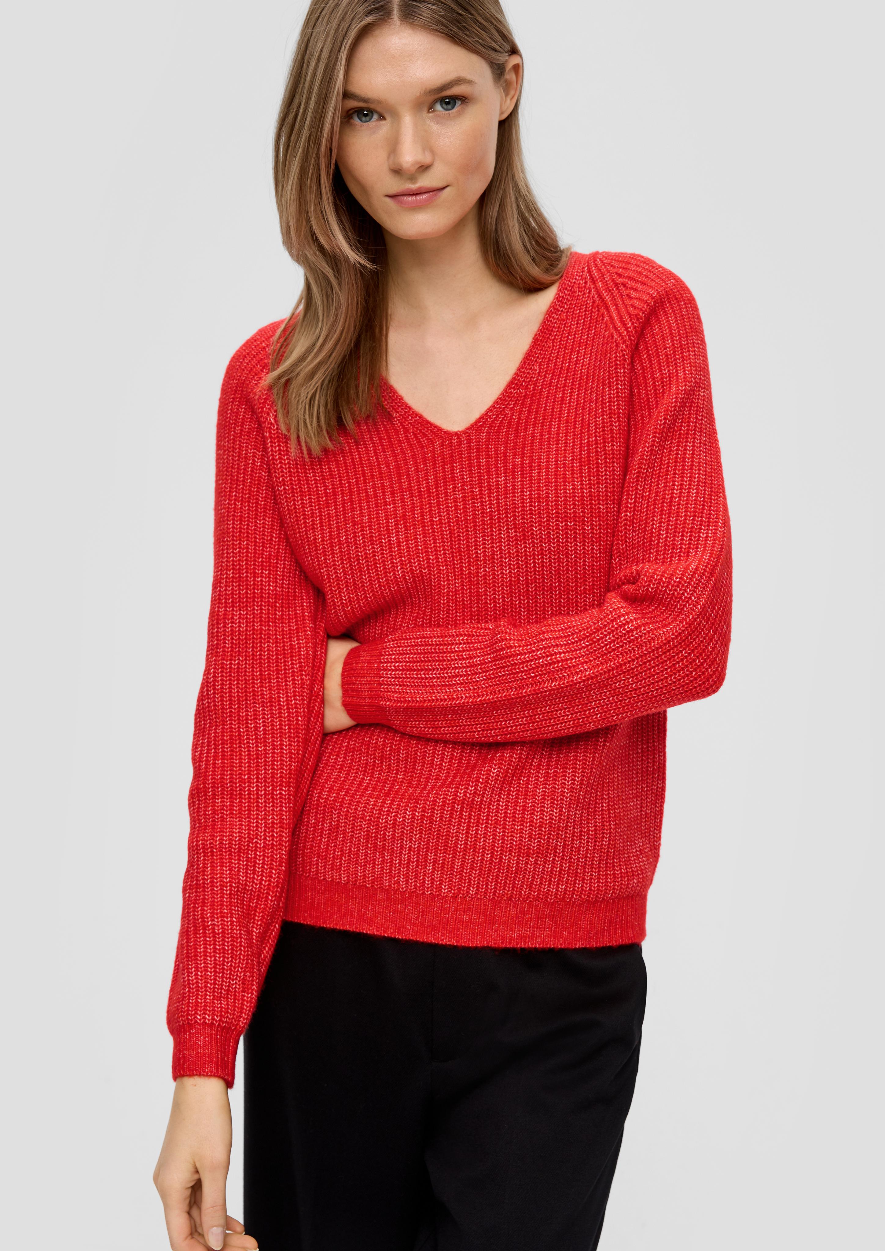 Strickpullover mit Rippstruktur  2139077-30W0