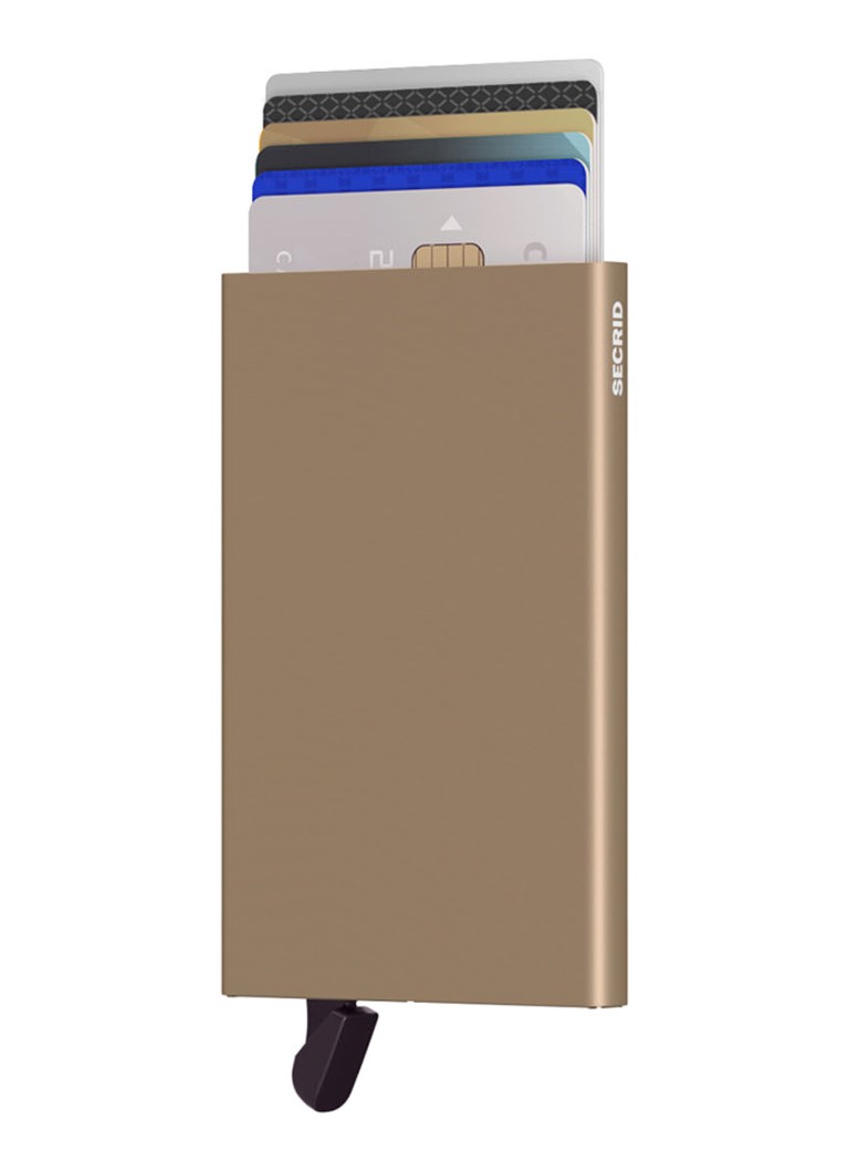 Aluminiowy portfel Secrid Cardprotector na karty kredytowe.