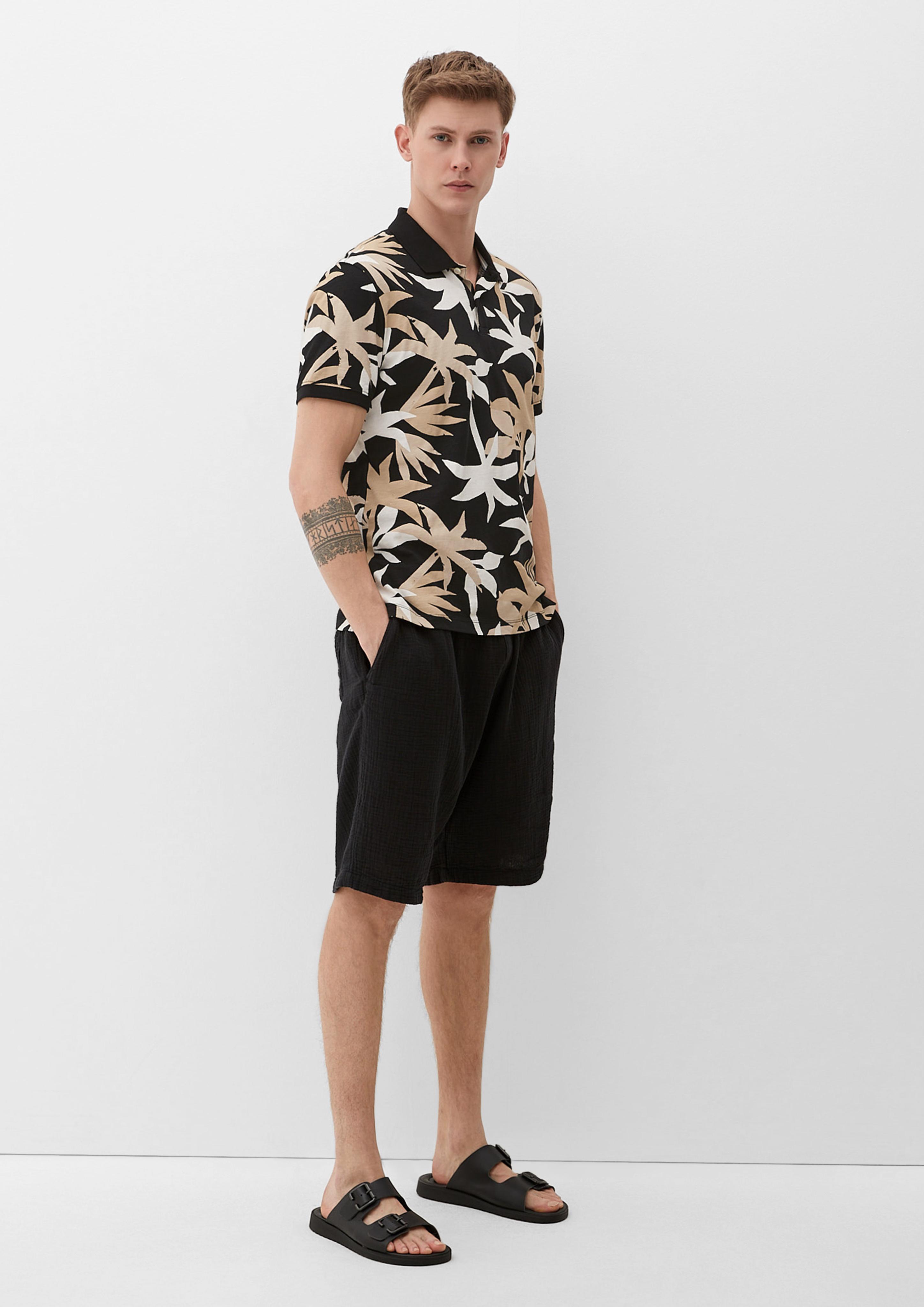 Poloshirt mit Allover-Print  2131471-99A2
