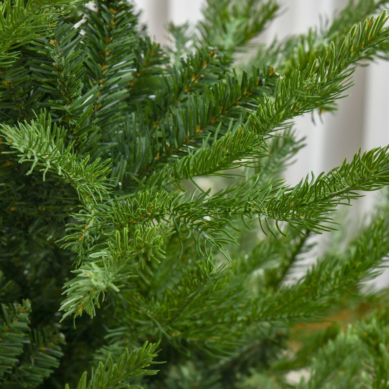 HOMCOM 180 cm Weihnachtsbaum Künstlich Naturgetreu Dichte Zweige mit 1942 Astspitzen realistisches Aussehen Grün