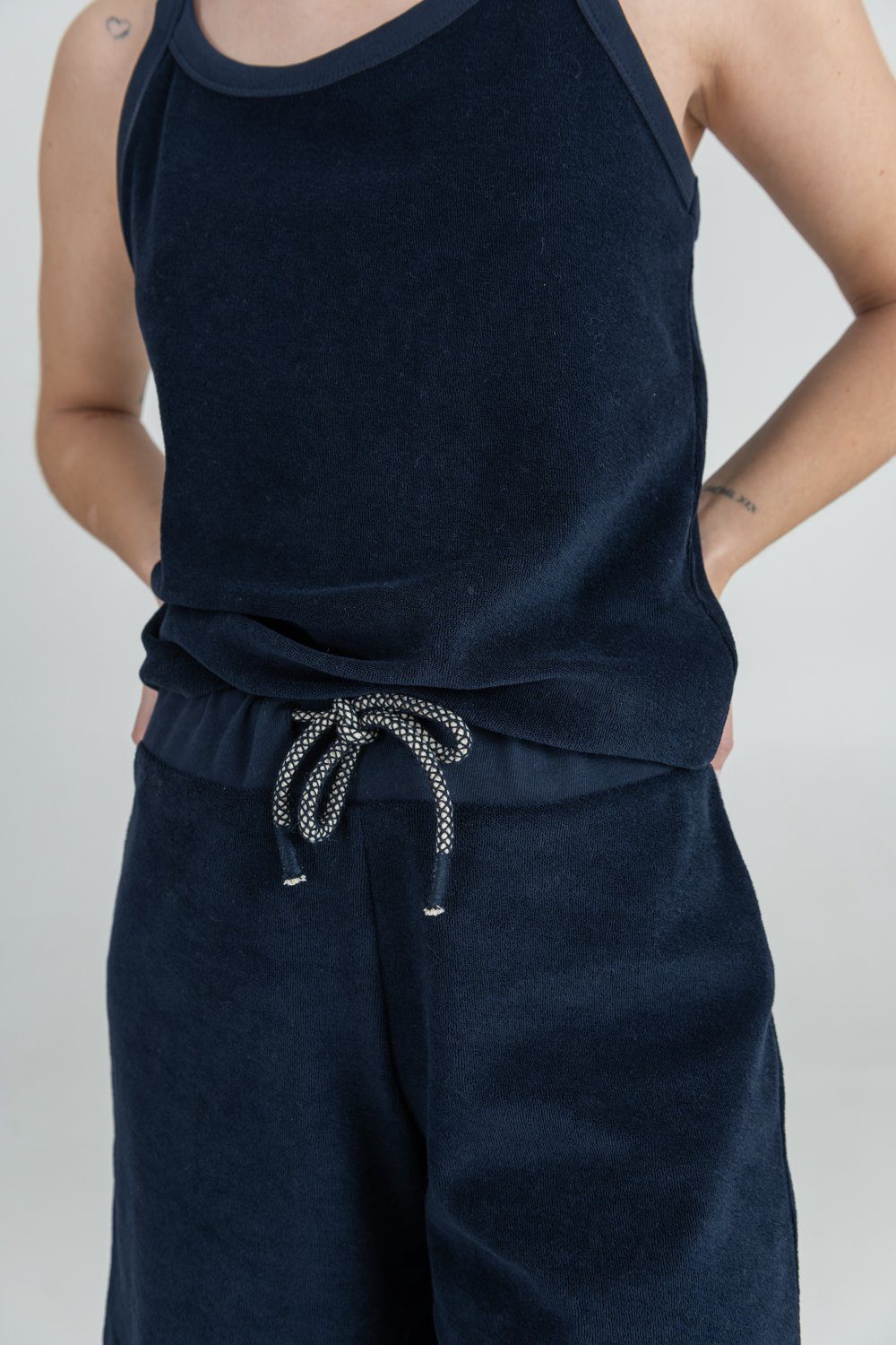 STORY OF MINE Ripptanktop Frottee Top aus Bio-Baumwolle