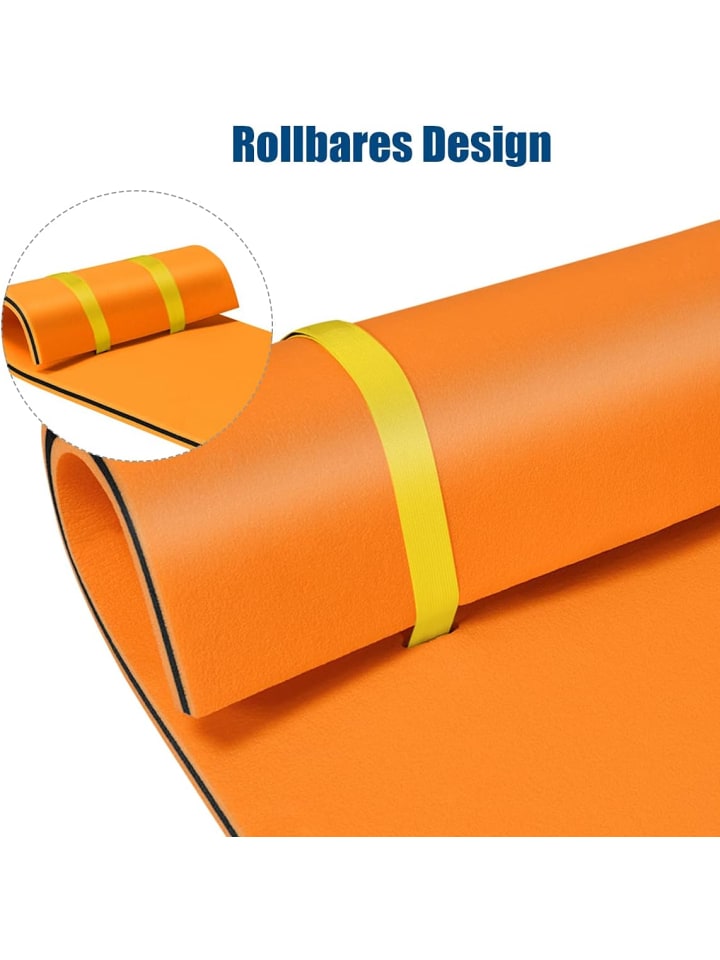 COSTWAY Schwimmmatte 210x66cm in Orange günstig kaufen onesize