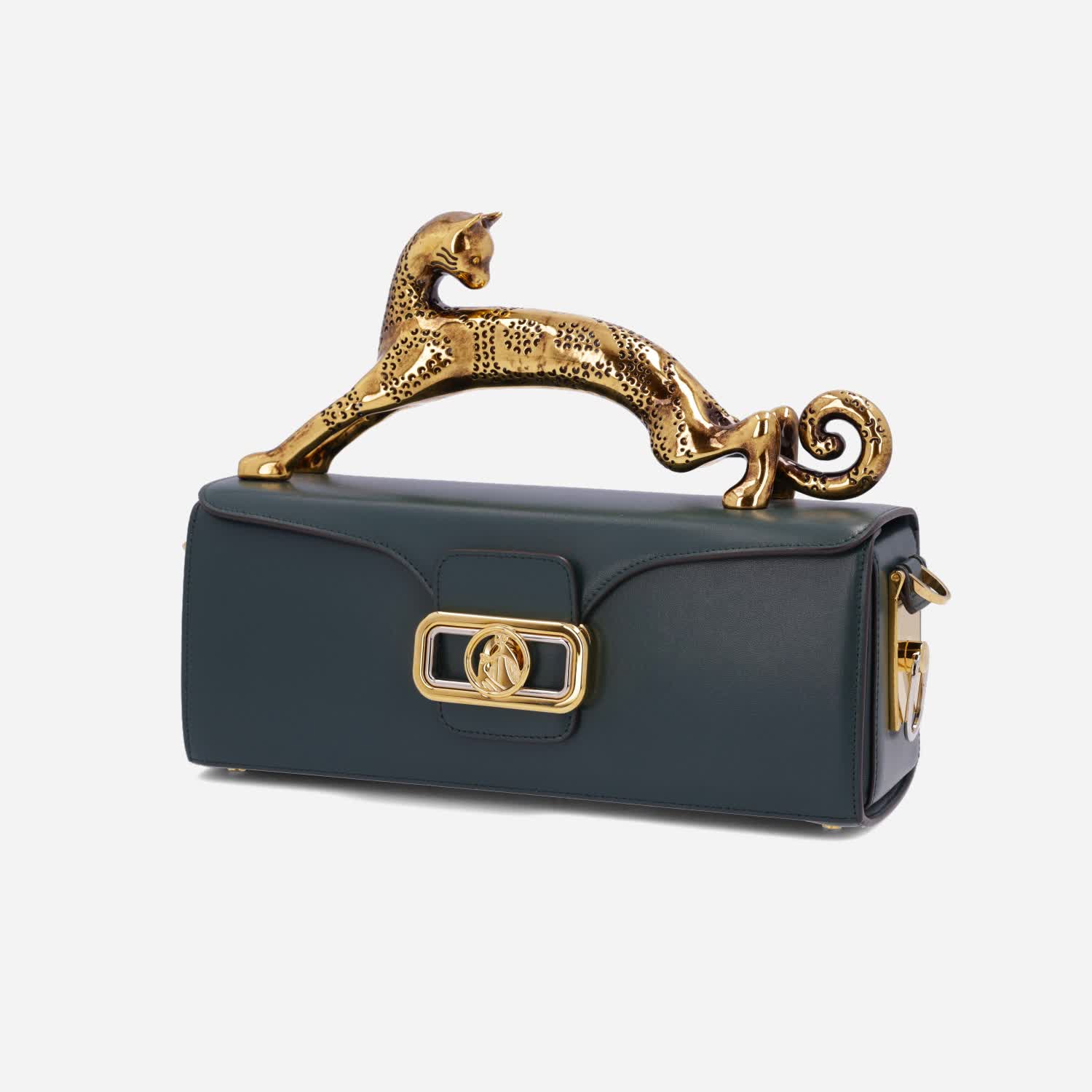 SAC PENCIL CAT EN CUIR