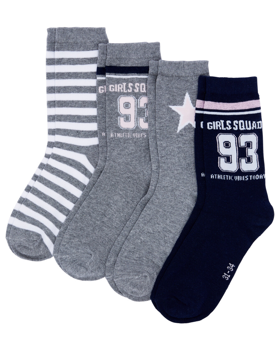 Socken gemustert