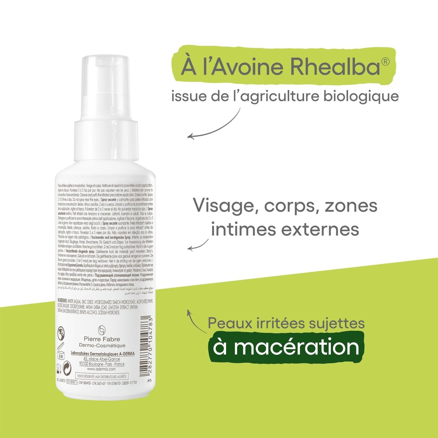 Spray calmant și uscat A-DERMA