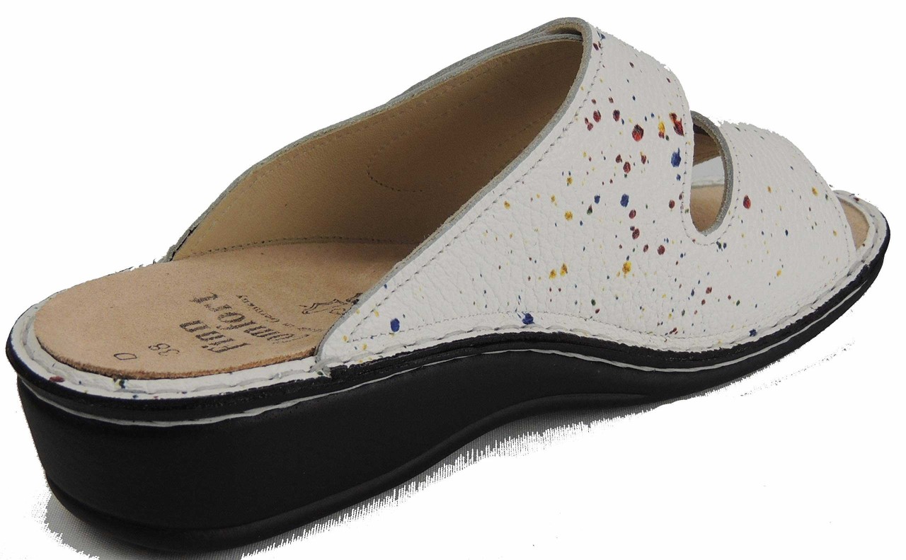 FINN COMFORT Pantoletten weiss