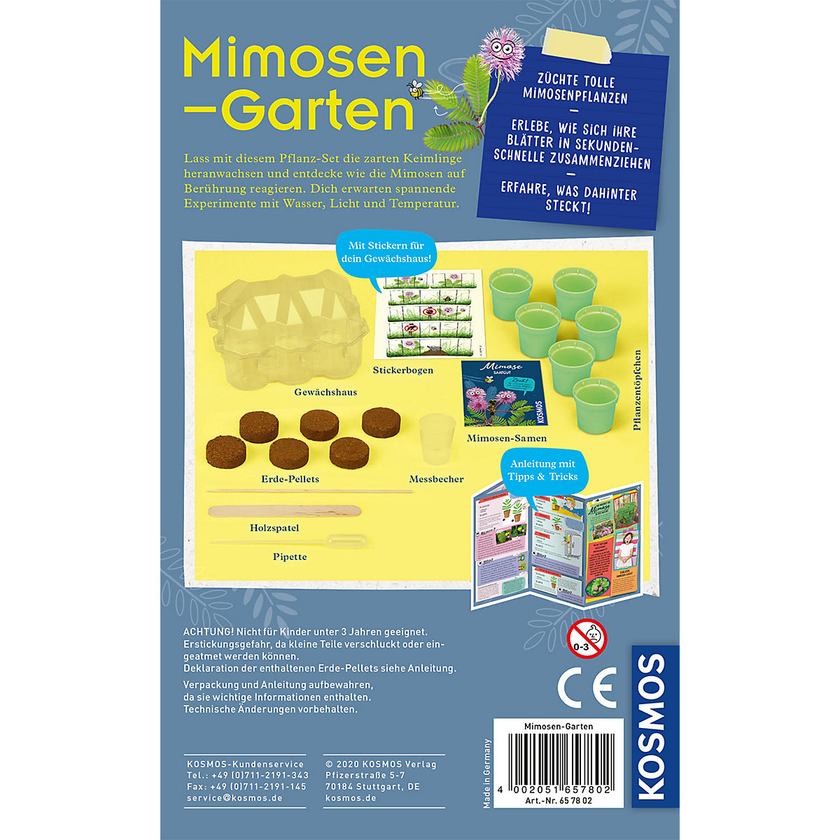 Mitbringexperiment Mimosen-Garten - Alarm auf deiner Fensterbank