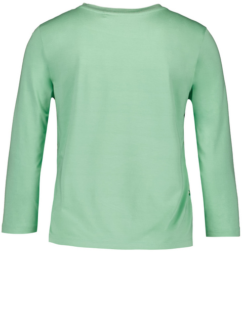 3/4 Arm Shirt mit Material-Patch