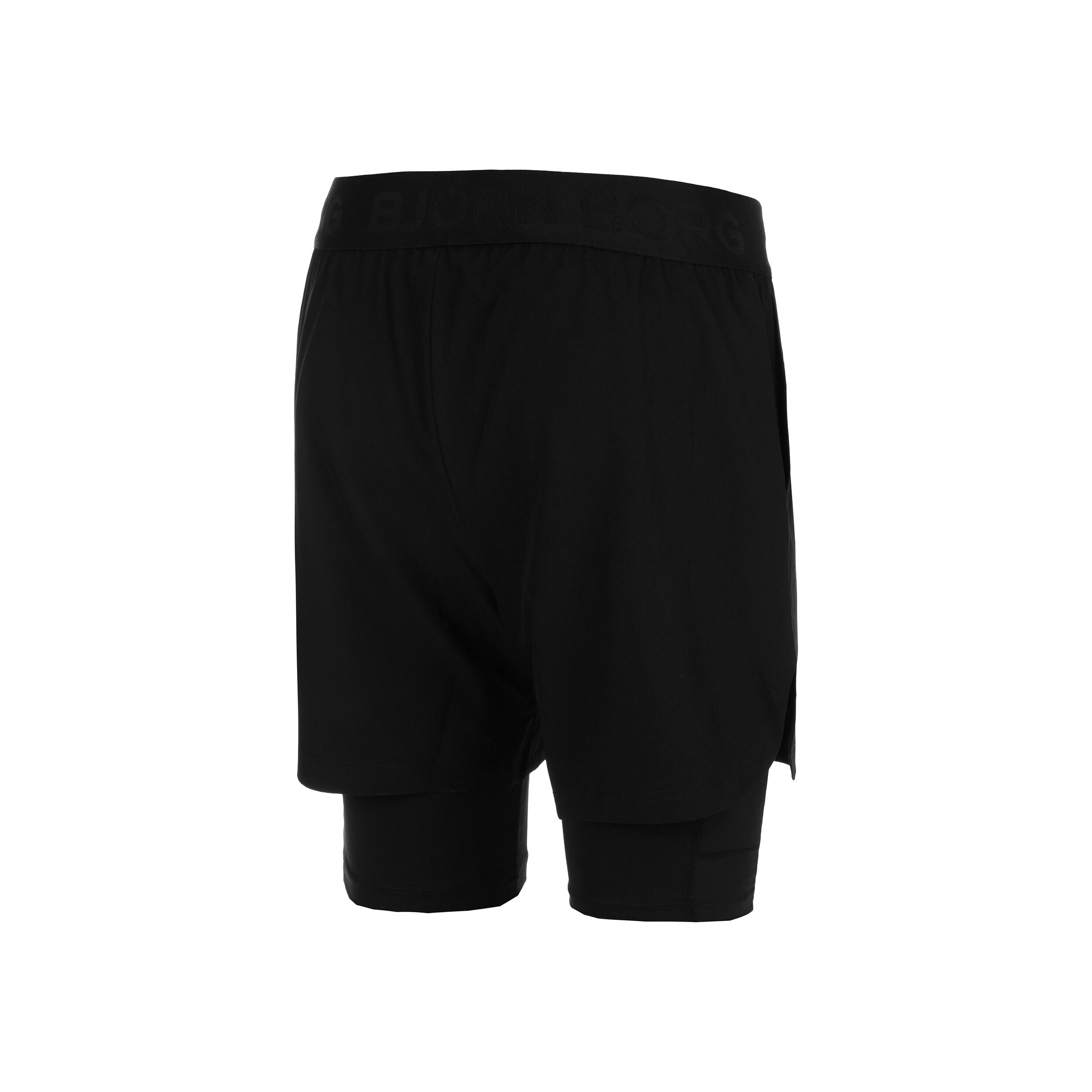 Borg 2 In 1 Shorts Herren - Schwarz