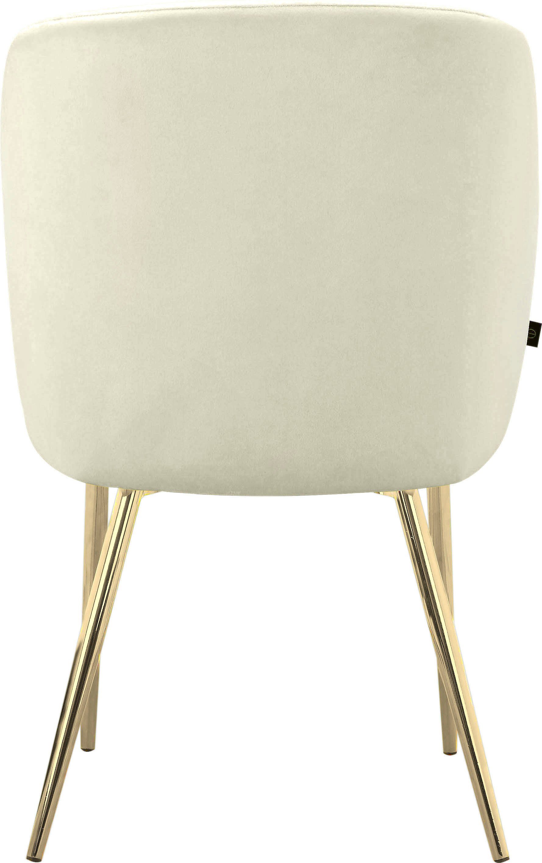 Leonique Esszimmerstuhl Felicity (2 St), im 2er Set erhältlich, mit Sitz und Rücken gepolstert, Sitzhöhe 48 cm