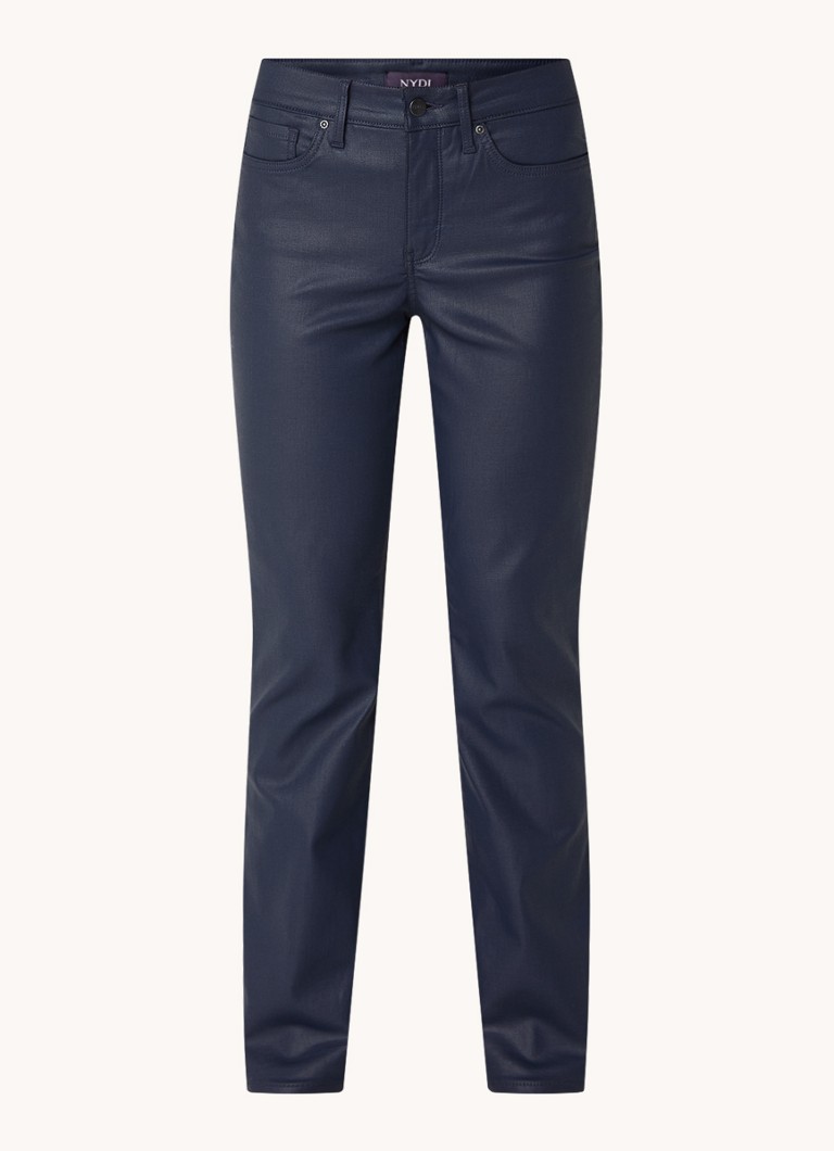 Jeans NYDJ Marilyn a vita media, taglio dritto, lavaggio colorato