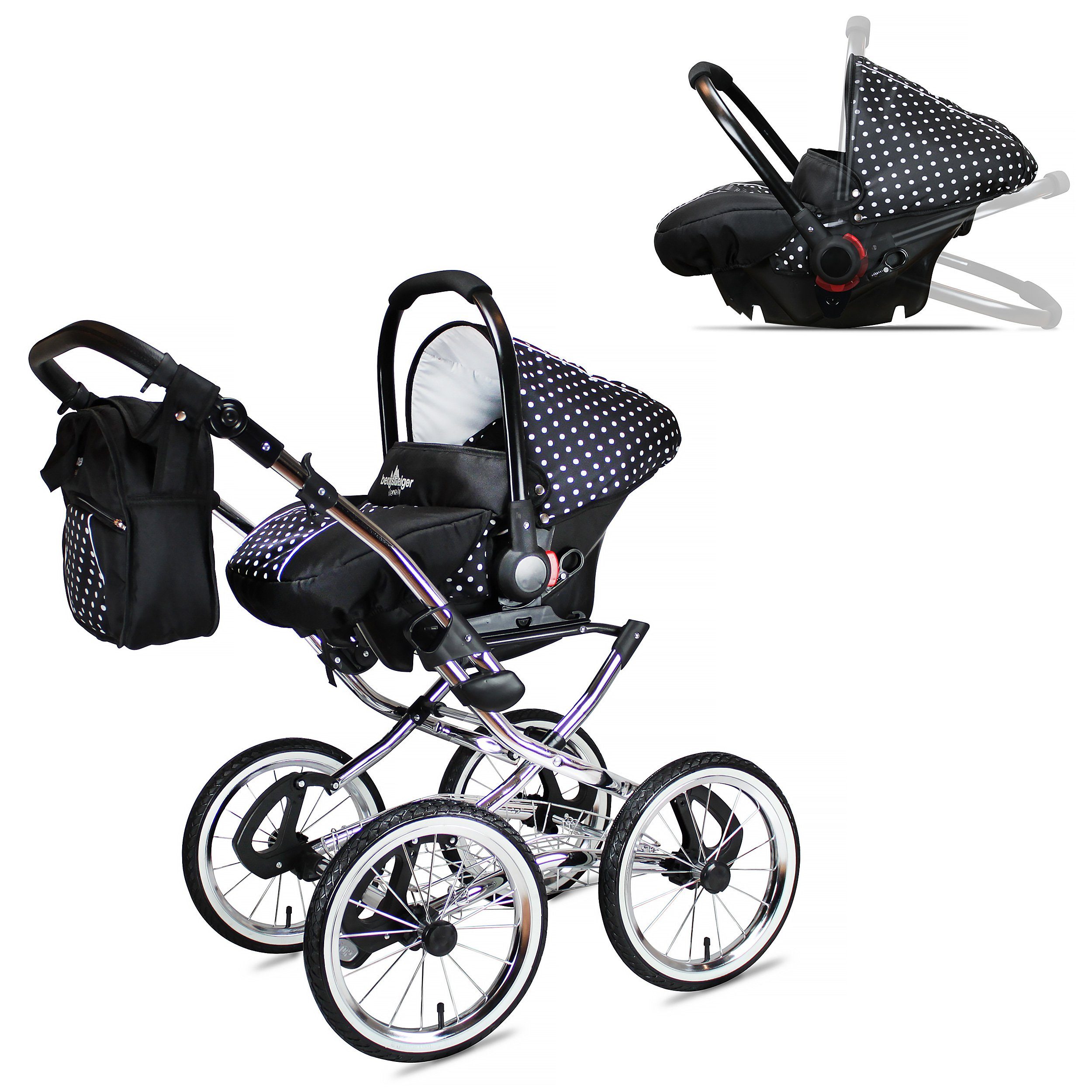 bergsteiger Kombi-Kinderwagen Venedig, (10-tlg)