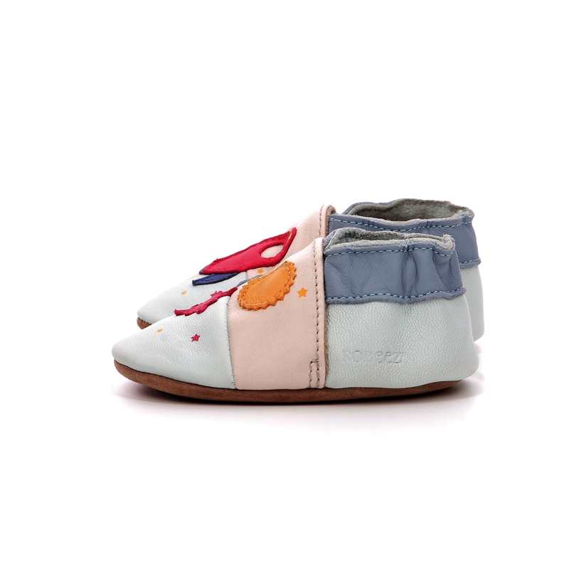 Chaussons cuir tannage vegetal Deep Space Area