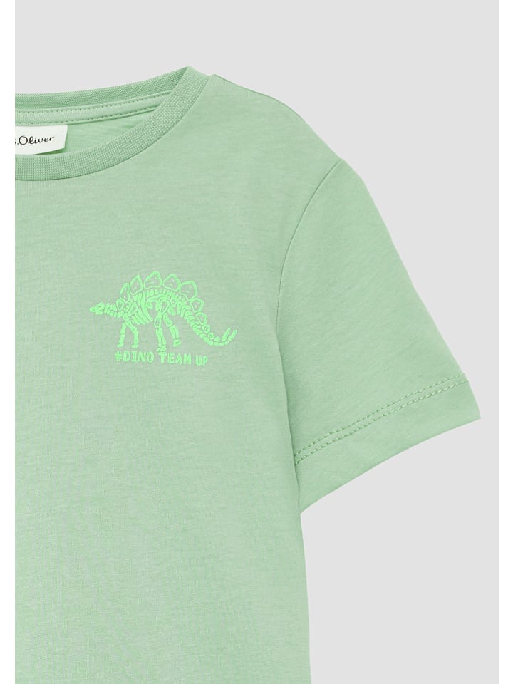 s.Oliver T-Shirt kurzarm in Grün günstig kaufen