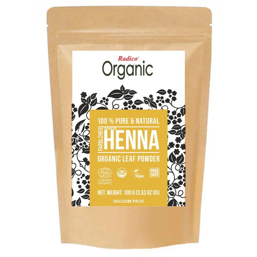 Radico Kräuterpflegepackung Farbloses Henna 100 g