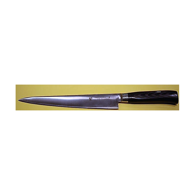 Coltello da chef Tamahagane sujihiki della Fischer Bargoin 24 cm