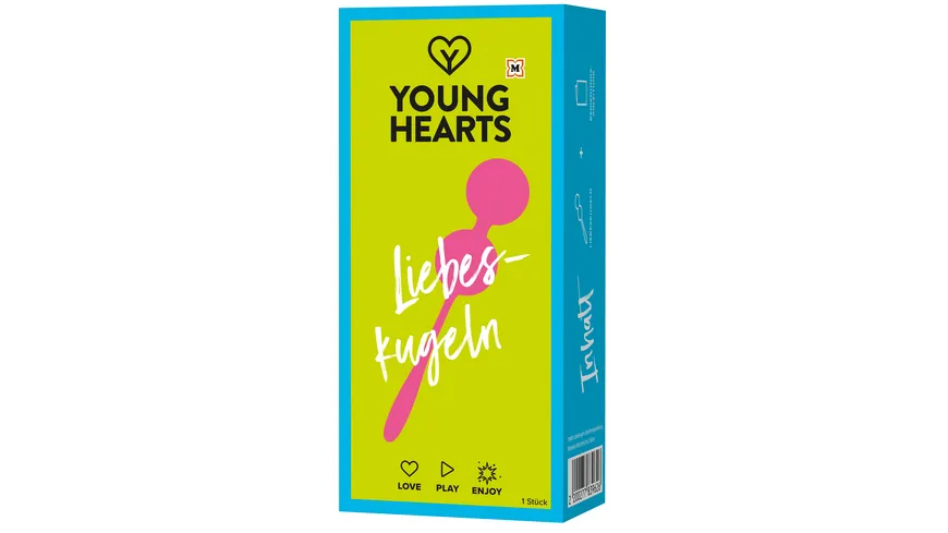 Young Hearts Liebeskugeln rosa