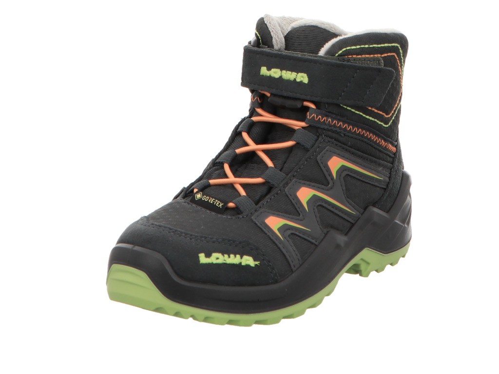 LOWA Stiefel Jungen schwarz MADDOX WARM GTX MID
